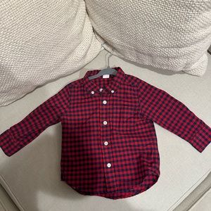 Gap tartan shirt boys 18-24 months. Like new